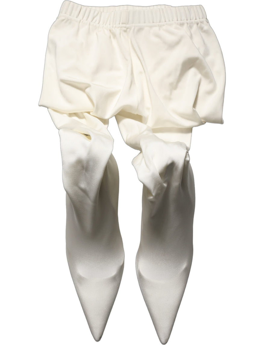 Dolce & Gabbana Jersey Fabric pump in white