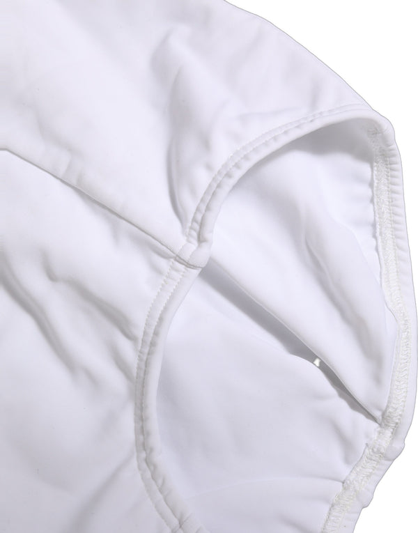 Dolce & Gabbana 75% Nylon 25% Elastane bodysuit in white