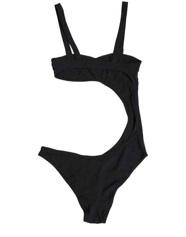 Dolce & Gabbana 25% Elastane 75% Nylon swimsuit in black