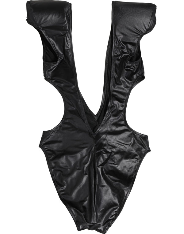 Dolce & Gabbana 80% Nylon swimsuit in black