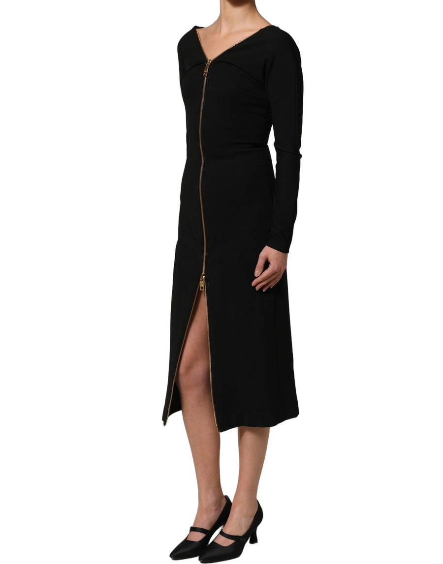 Dolce & Gabbana 75% Viscose dress in black