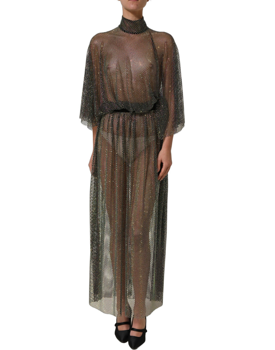 Dolce & Gabbana 100% Polyester dress in black