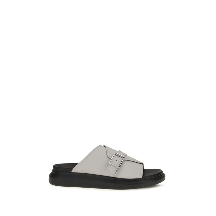 Alexander McQueen UPPER 100% Thermoplastic Polyurethane SOLE 100% Rubber sandals in gray