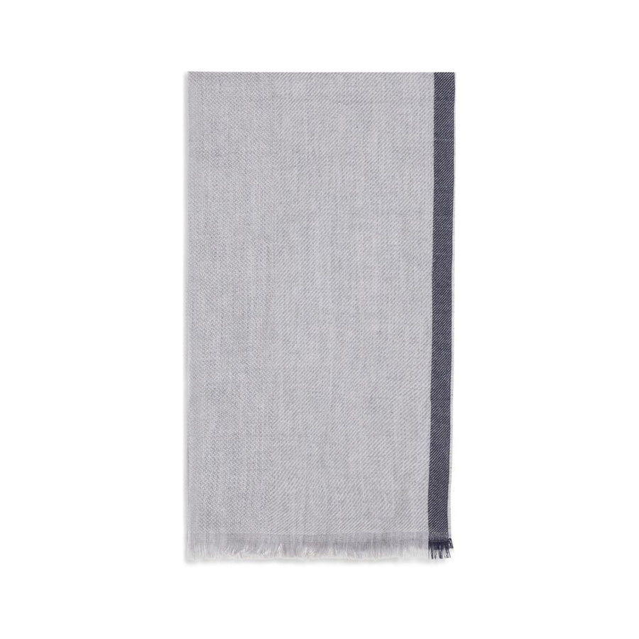 Brunello Cucinelli 100% Cashmere scarf in gray