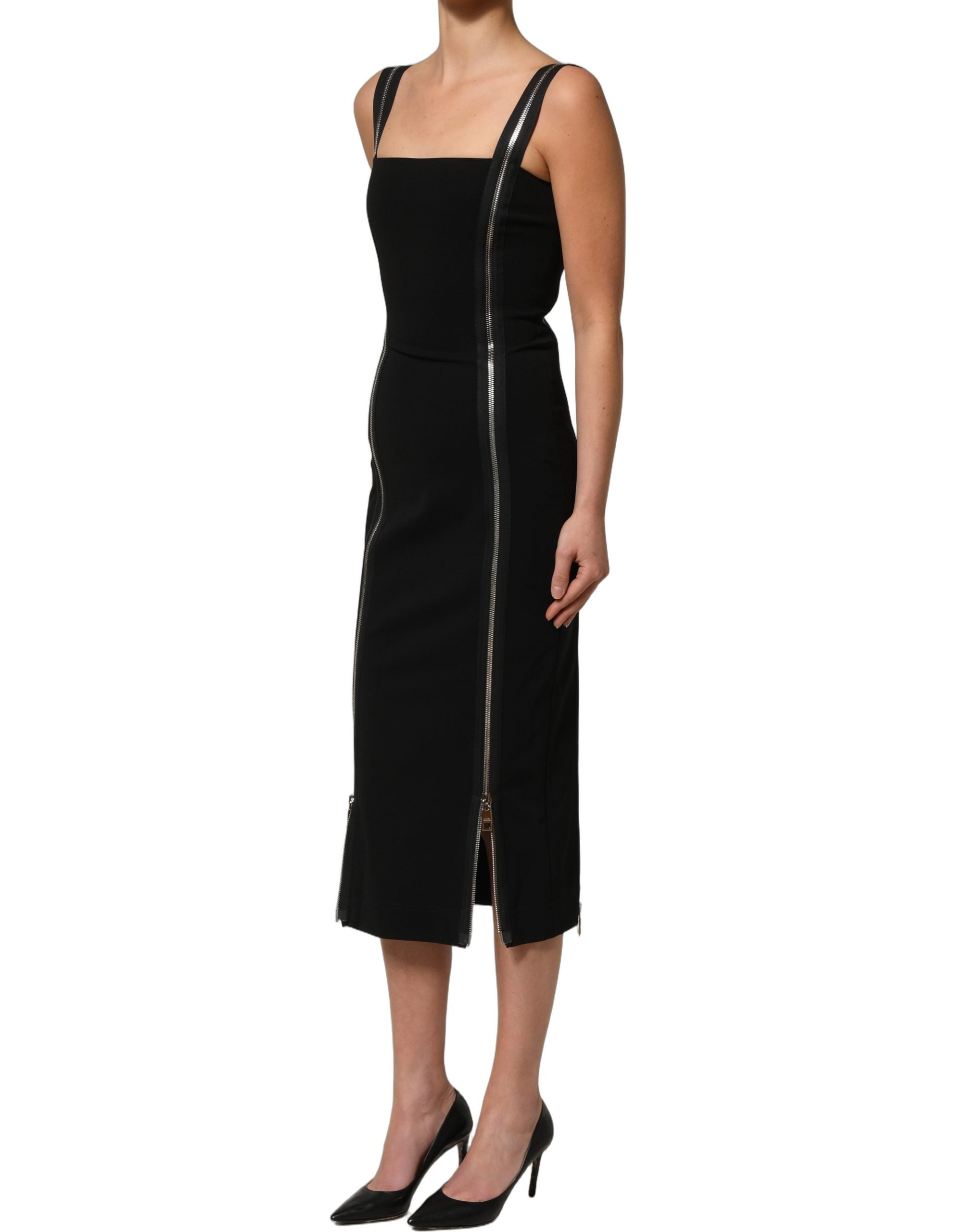 Dolce & Gabbana 75% Viscose dress in black — view 5