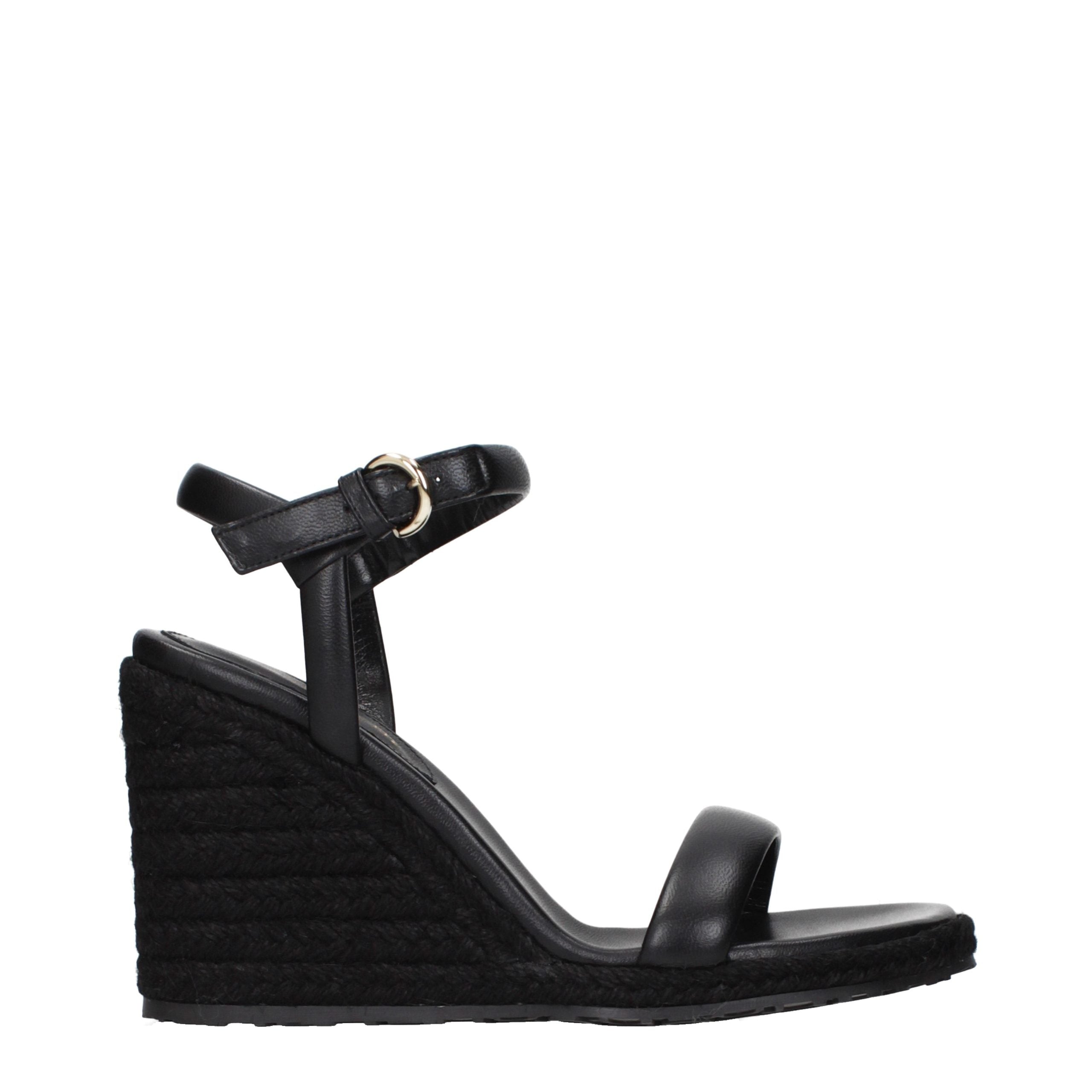 Gianvito Rossi wedge sandal in black