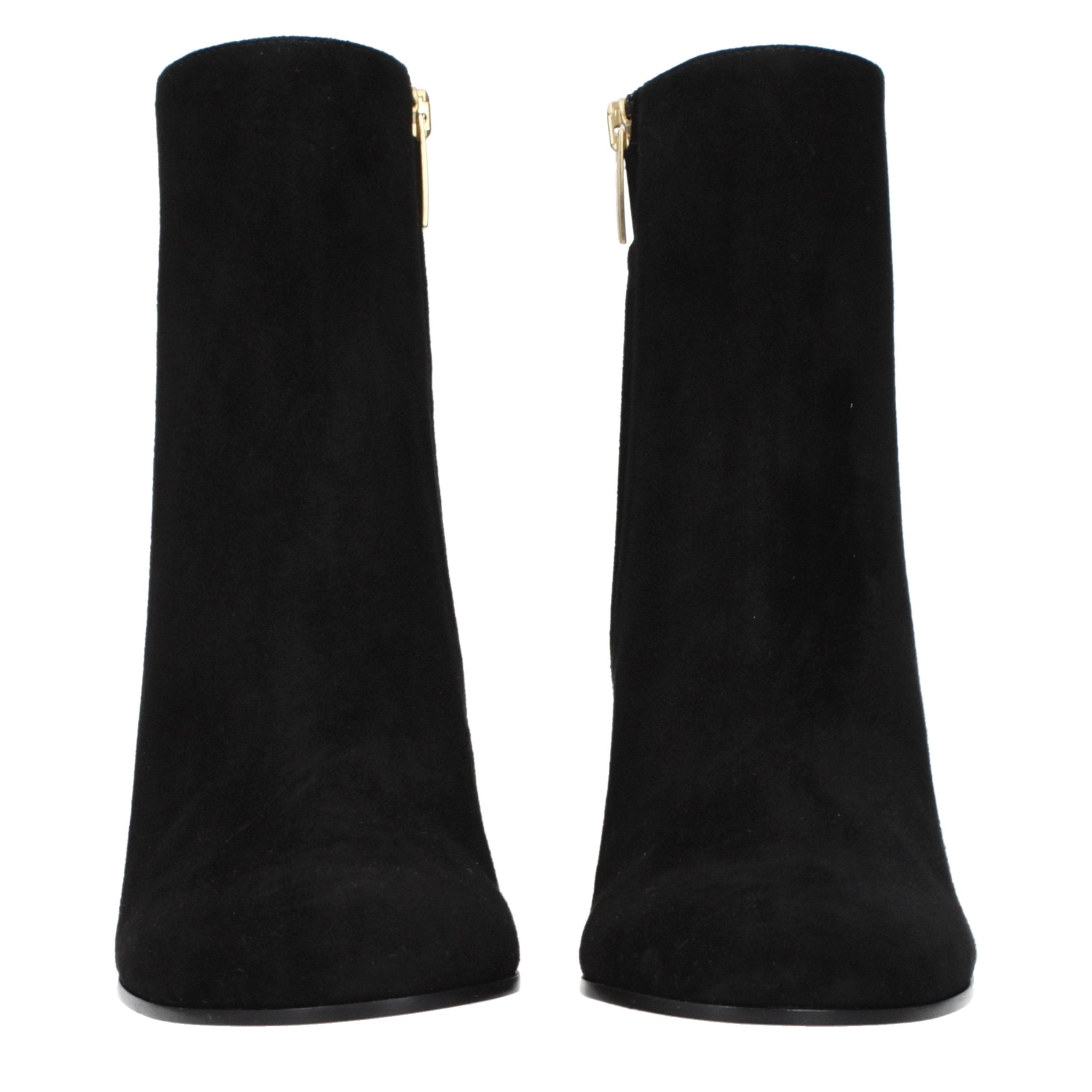 Gianvito Rossi Suede ankle boot in black — view 3