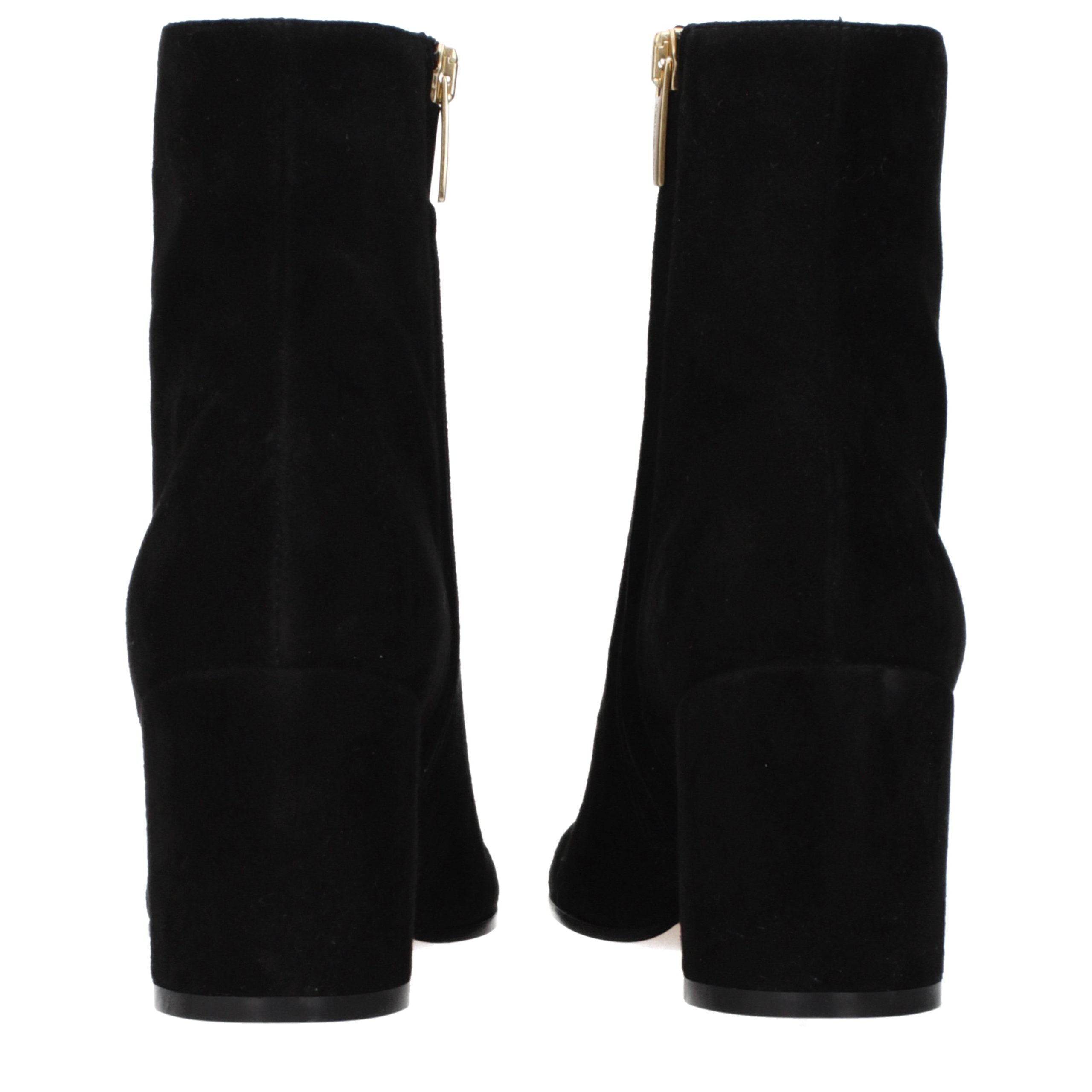 Gianvito Rossi Suede ankle boot in black — view 5
