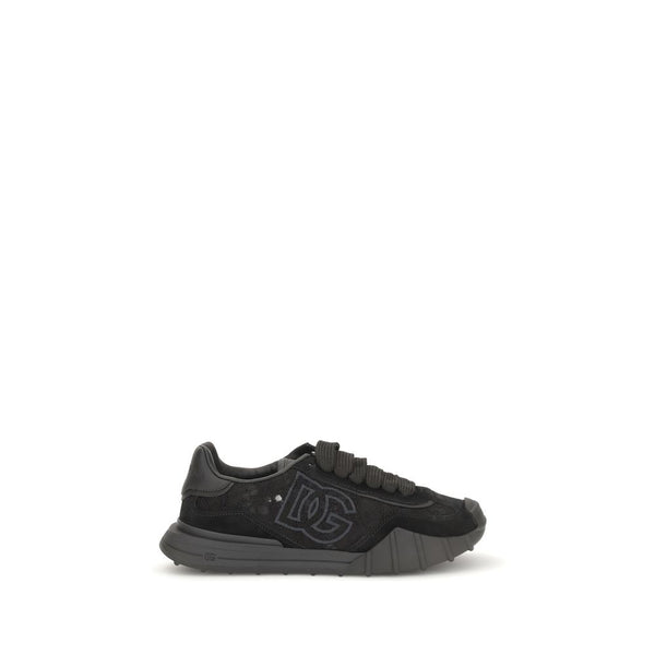 Dolce & Gabbana Upper: 50% Calf Leather Bos Taurus sneaker in black