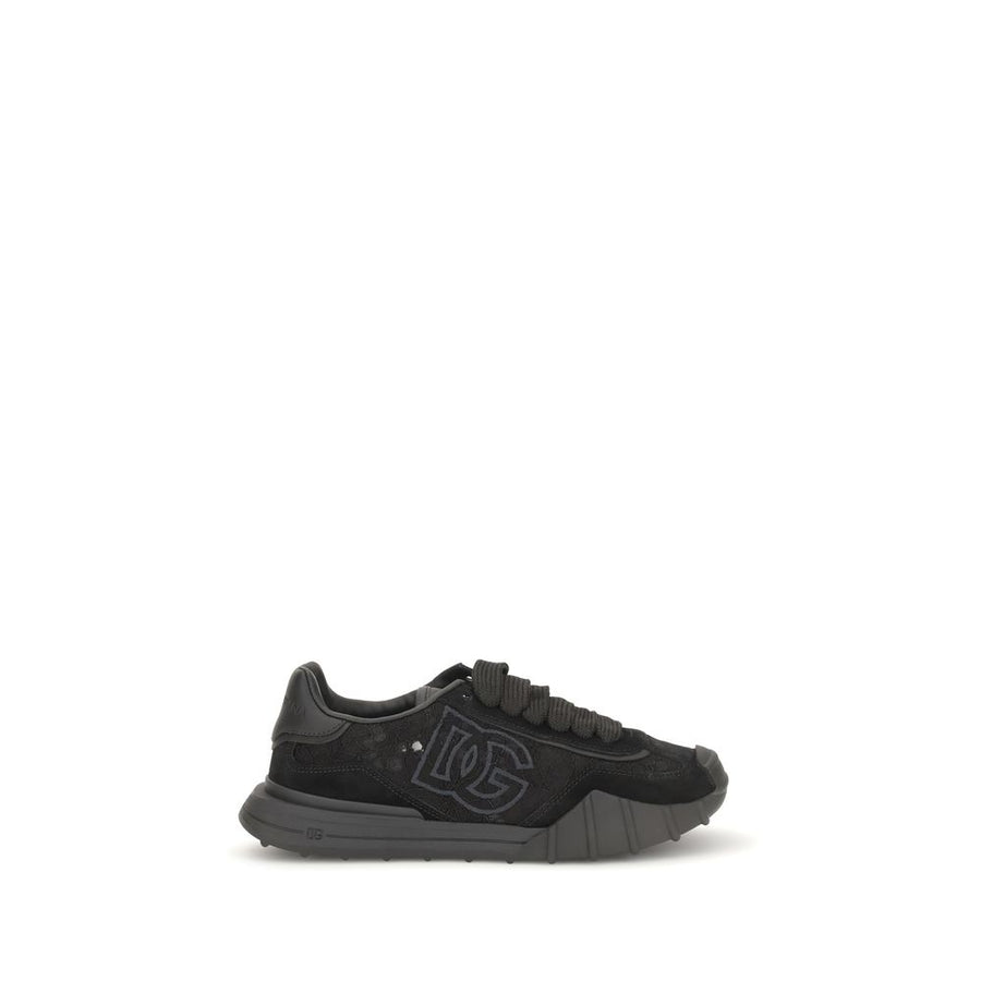 Dolce & Gabbana Upper: 50% Calf Leather Bos Taurus sneaker in black