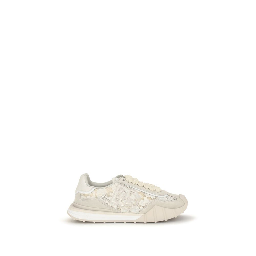 Dolce & Gabbana UPPER 50% Calf Leather Bos Taurus 50% Polyester SOLE 100% Rubber sneaker in beige