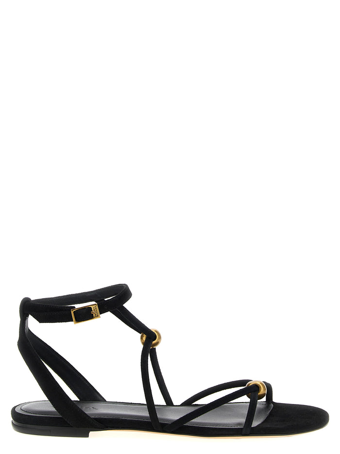 Isabel Marant 100% Goat Leather sandal in black
