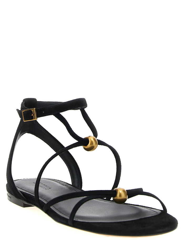 Isabel Marant 100% Goat Leather sandal in black — view 2