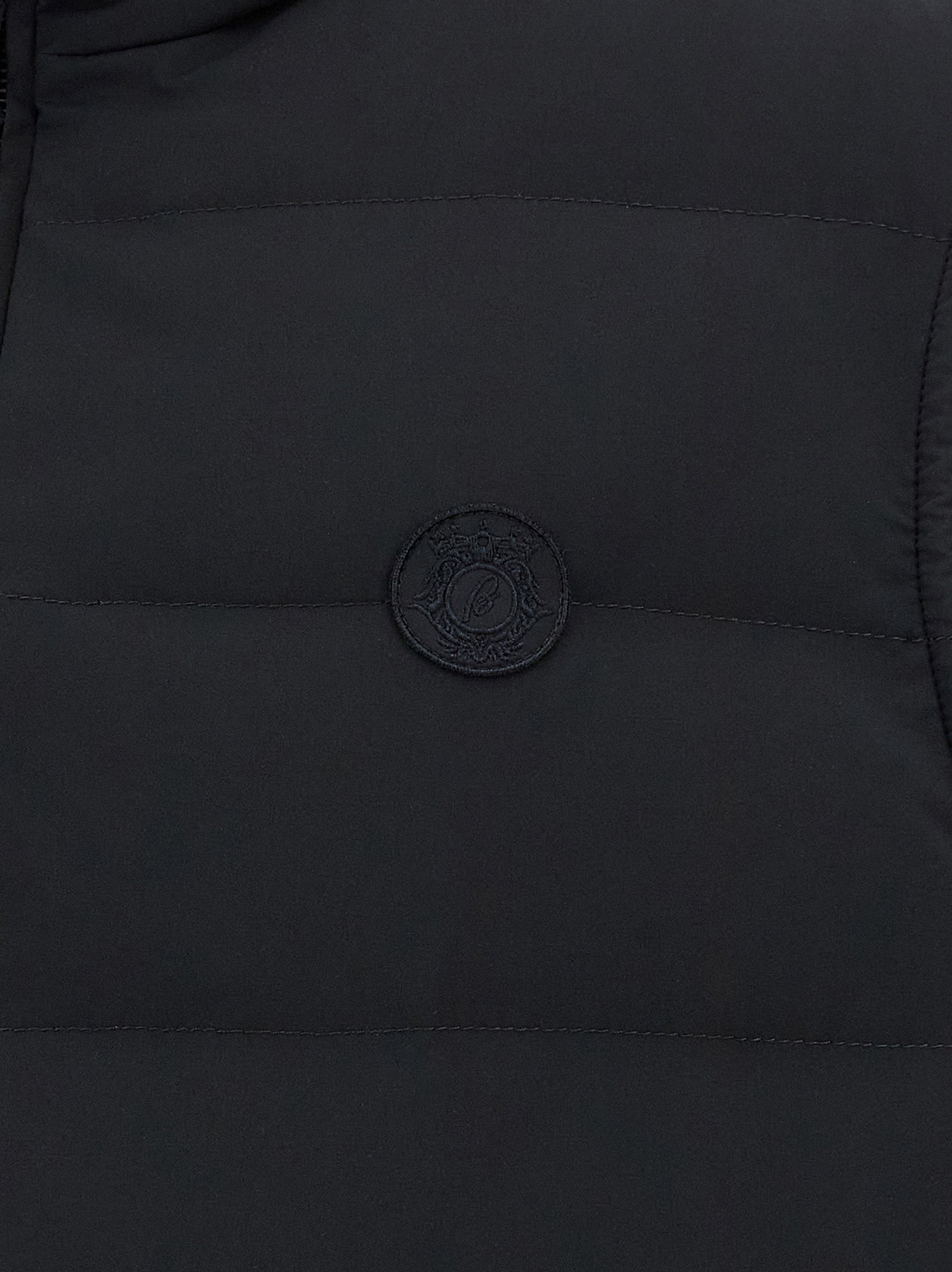 Brioni 100% polyester (shell); wool and cashmere blend (side inserts); goose down (fill) vest in black — view 4