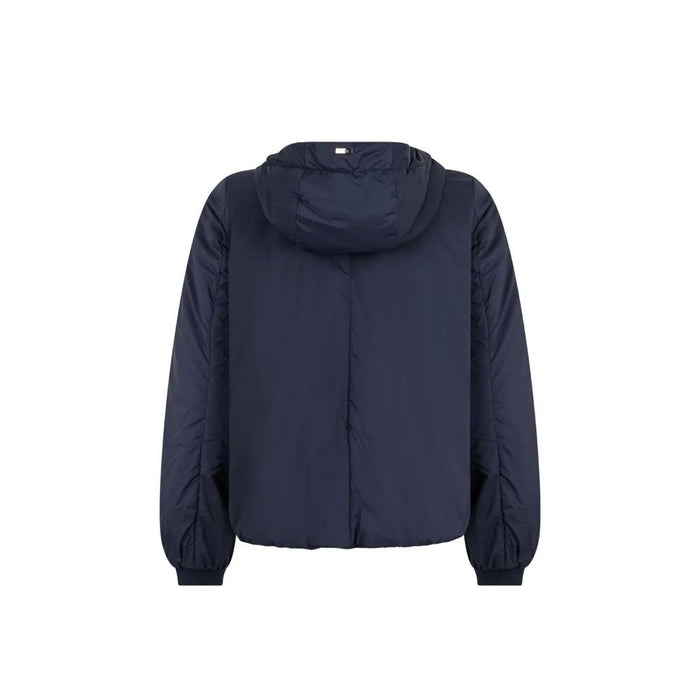 Herno 100% Polyamide shell down jacket in navy — view 2