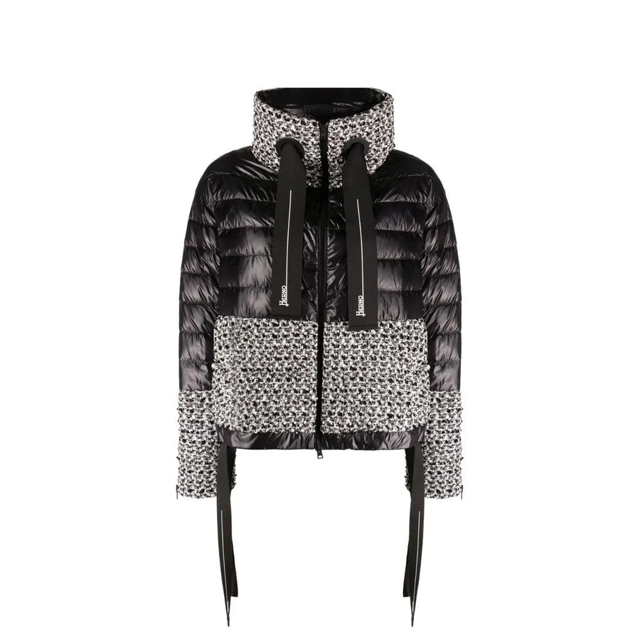 Herno 100% Polyamide outer down jacket in black