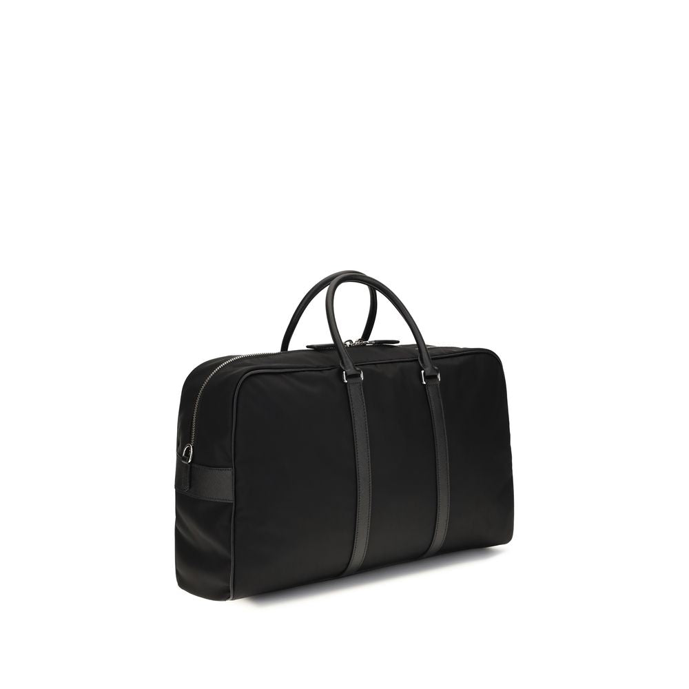 Black Recycled Polyamide Luggage And Travel Bag