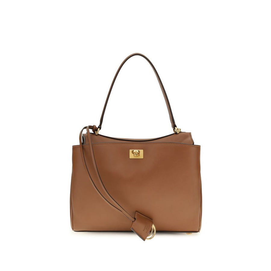 Balenciaga 100% Calf Leather Bos Taurus shoulder bag in brown