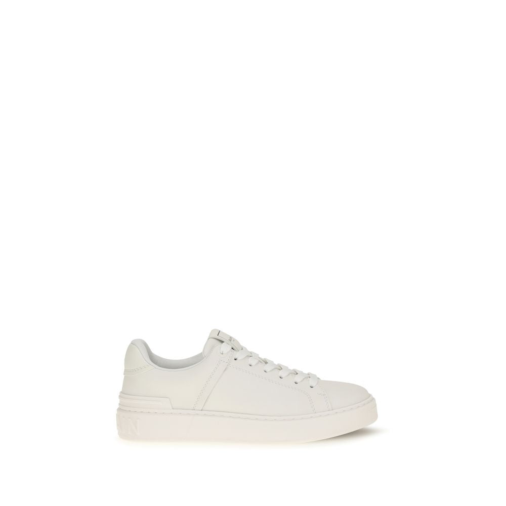 Balmain Upper: 100% Calf Leather Bos Taurus; Sole: 100% Rubber sneaker in white