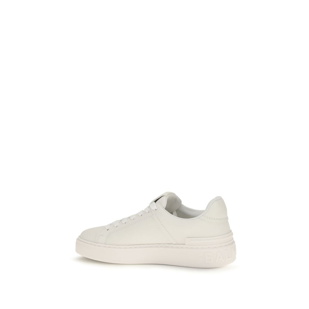 Balmain Upper: 100% Calf Leather Bos Taurus; Sole: 100% Rubber sneaker in white — view 3