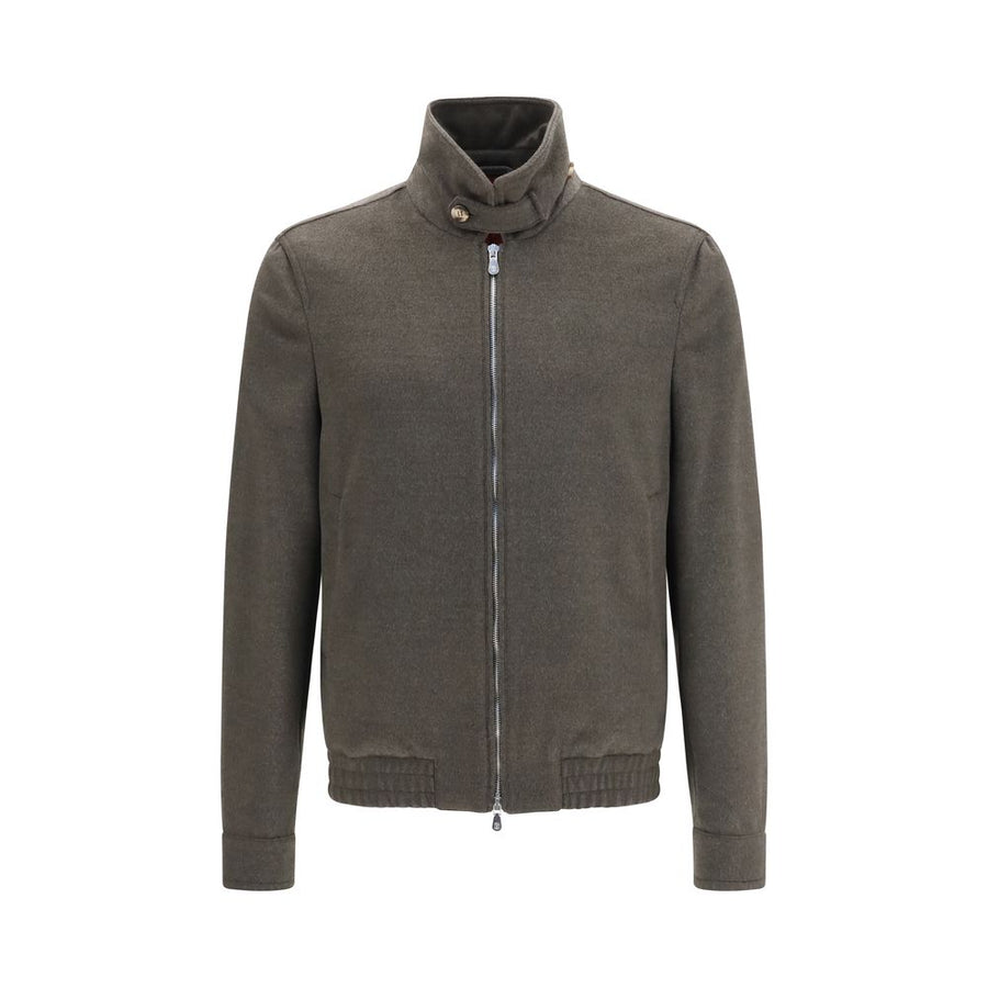 Gray Wool Oves Aries Full-Length Jacket Clothing