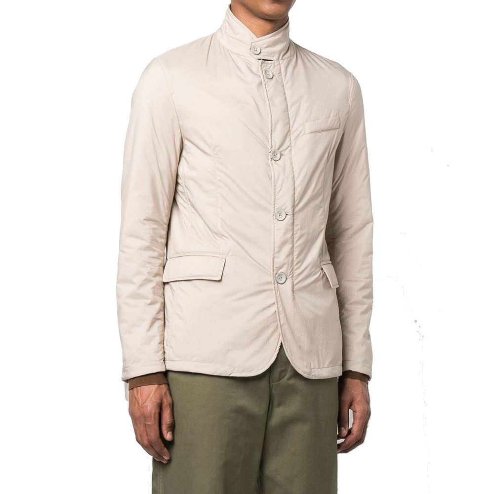 Herno 100% Polyamide shell jacket in beige — view 2