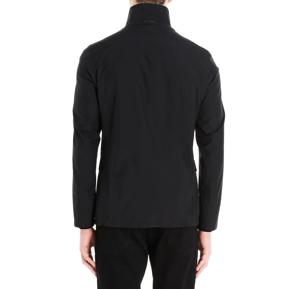 Herno 100% Polyester jacket in black — view 4