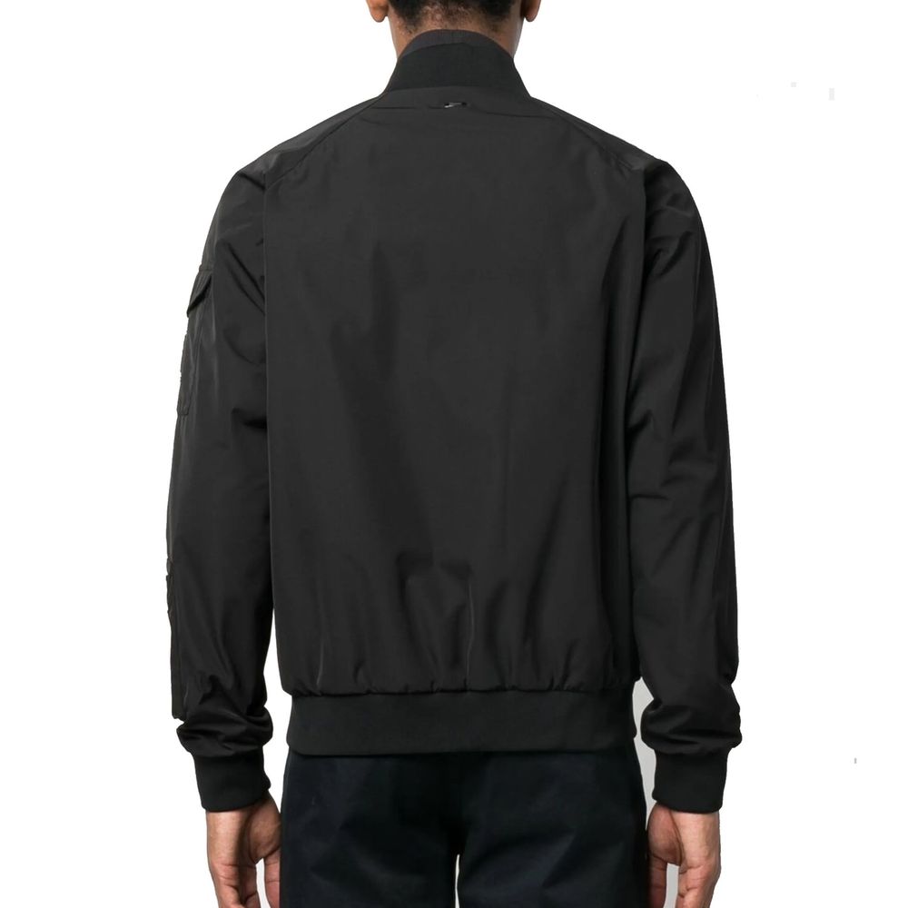 Herno 100% Polyester jacket in black — view 3