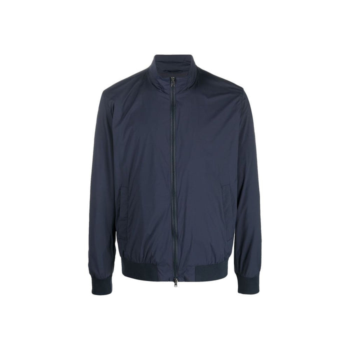 Herno 100% Polyester bomber jacket in navy