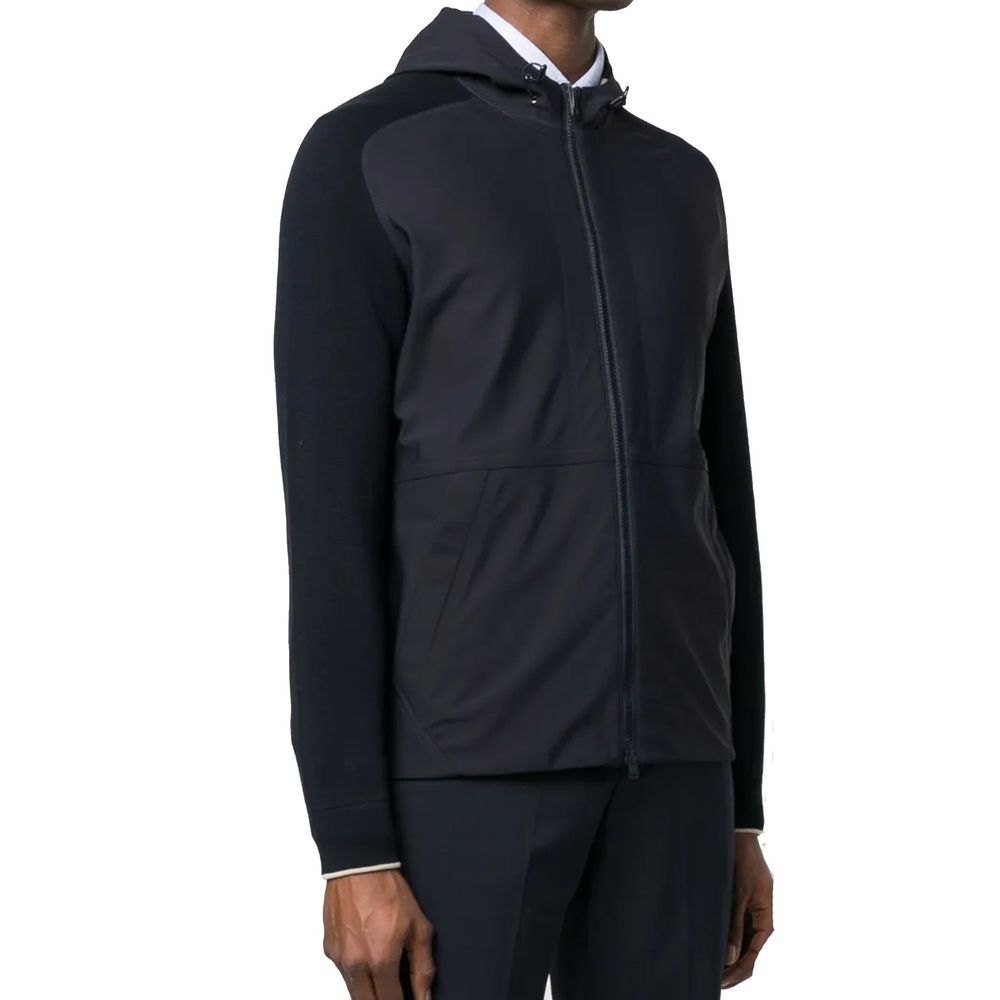 Herno 100% Cotton jacket in navy — view 2