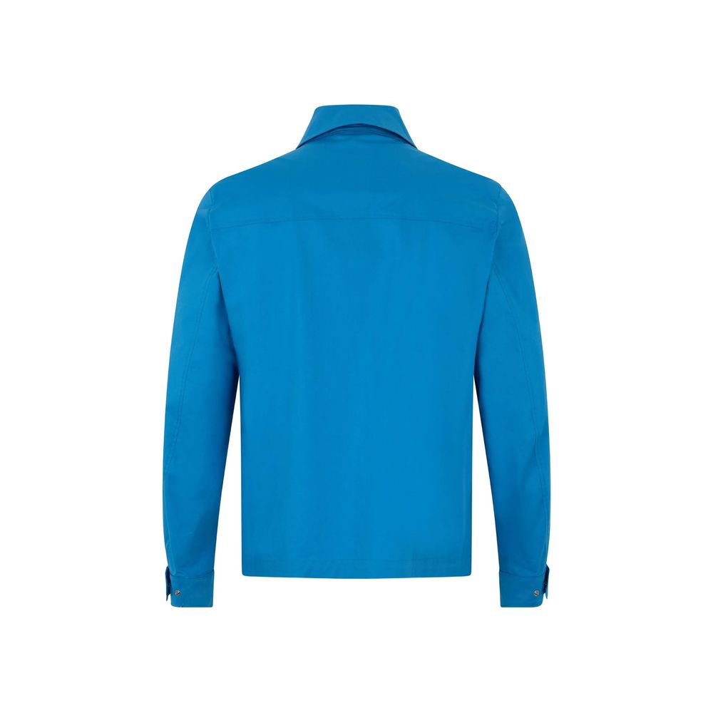 Herno 96% Cotton jacket in blue — view 2