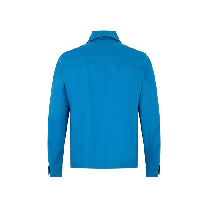 Herno 96% Cotton jacket in blue — view 2