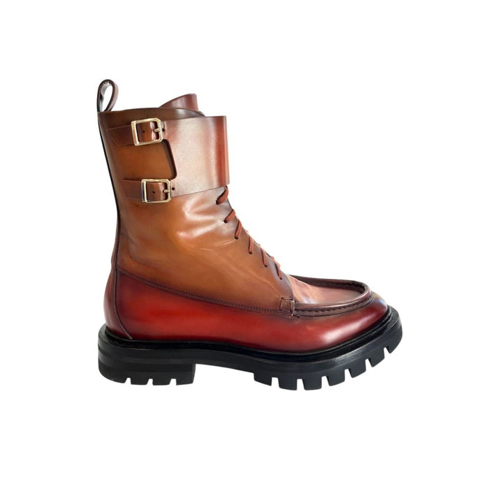 Santoni 100% Leather (upper) boot in red
