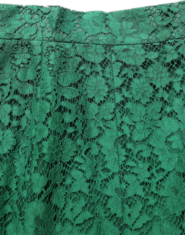 Dolce & Gabbana 37% Cotton skirt in green