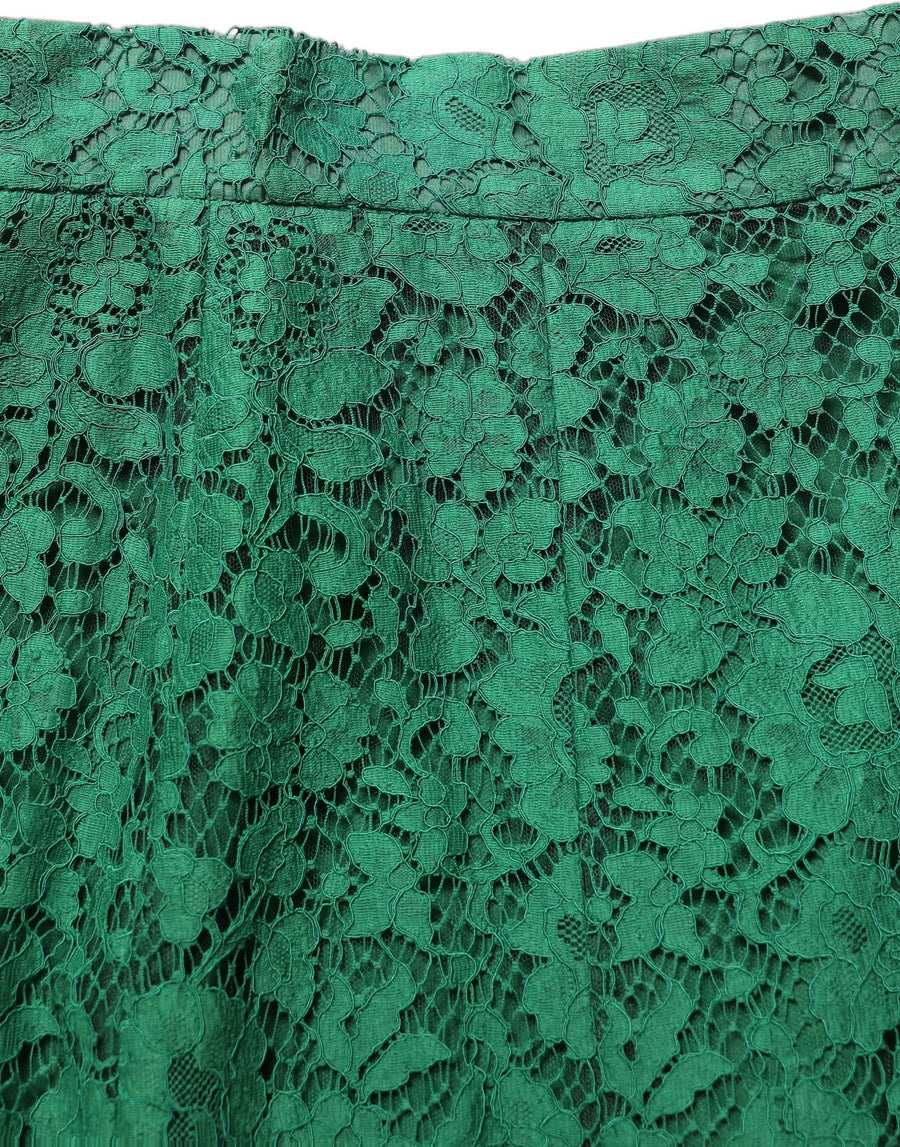 Dolce & Gabbana 37% Cotton skirt in green
