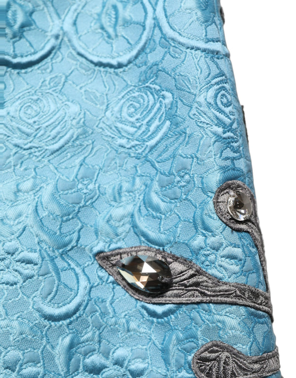Dolce & Gabbana 70% Cotton 14% Polyester 15% Silk skirt in blue