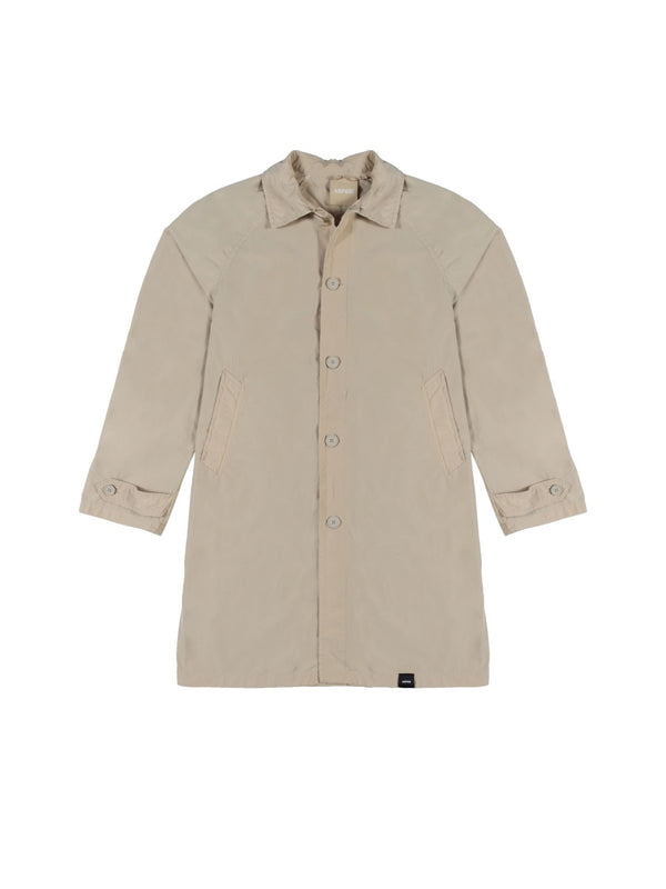 Trench Coat Beige Polyester & Raincoats