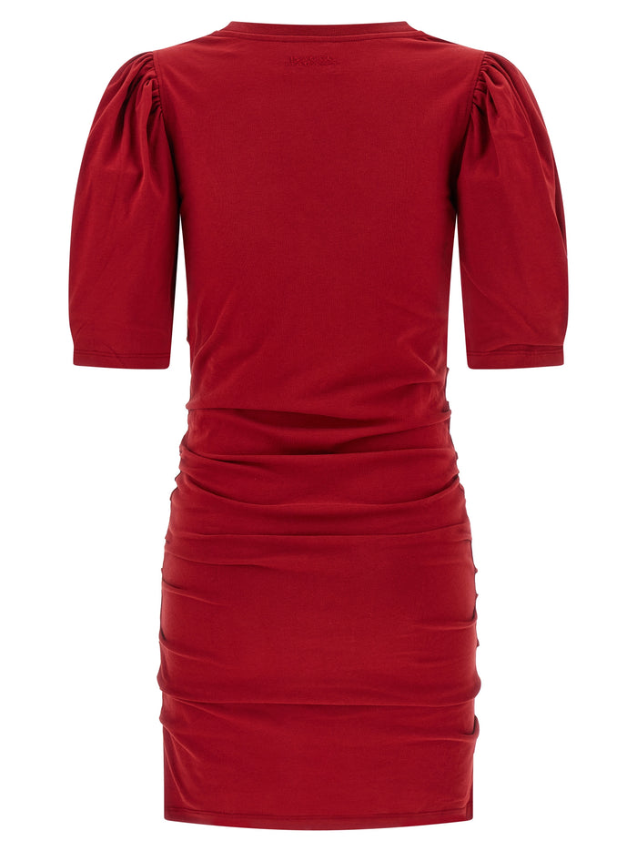 Isabel Marant 100% organic cotton tunic in red — view 2