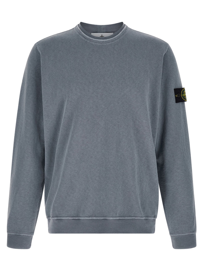 Stone Island 100% Cotton sweatshirt in gray