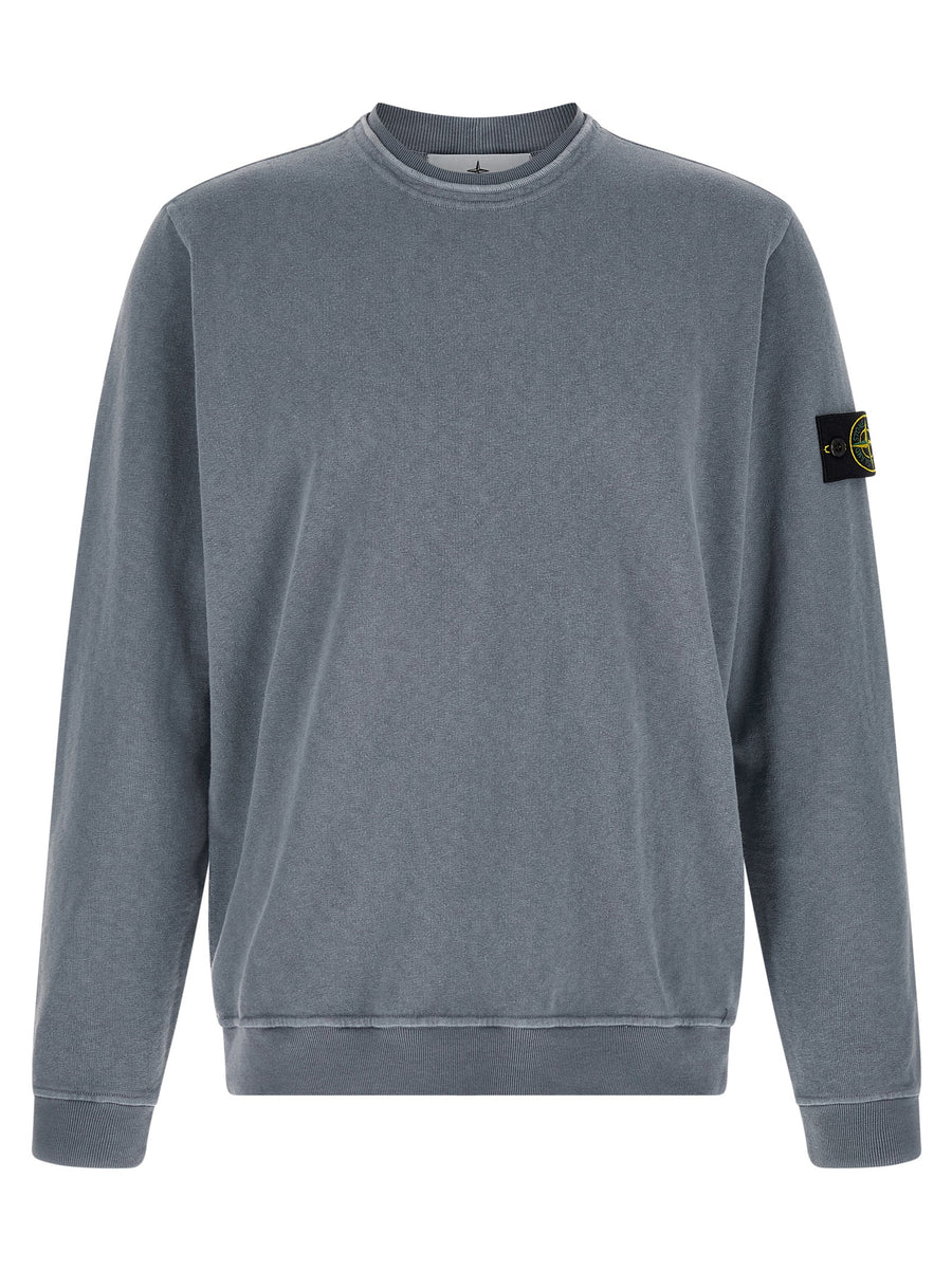 Stone Island 100% Cotton sweatshirt in gray
