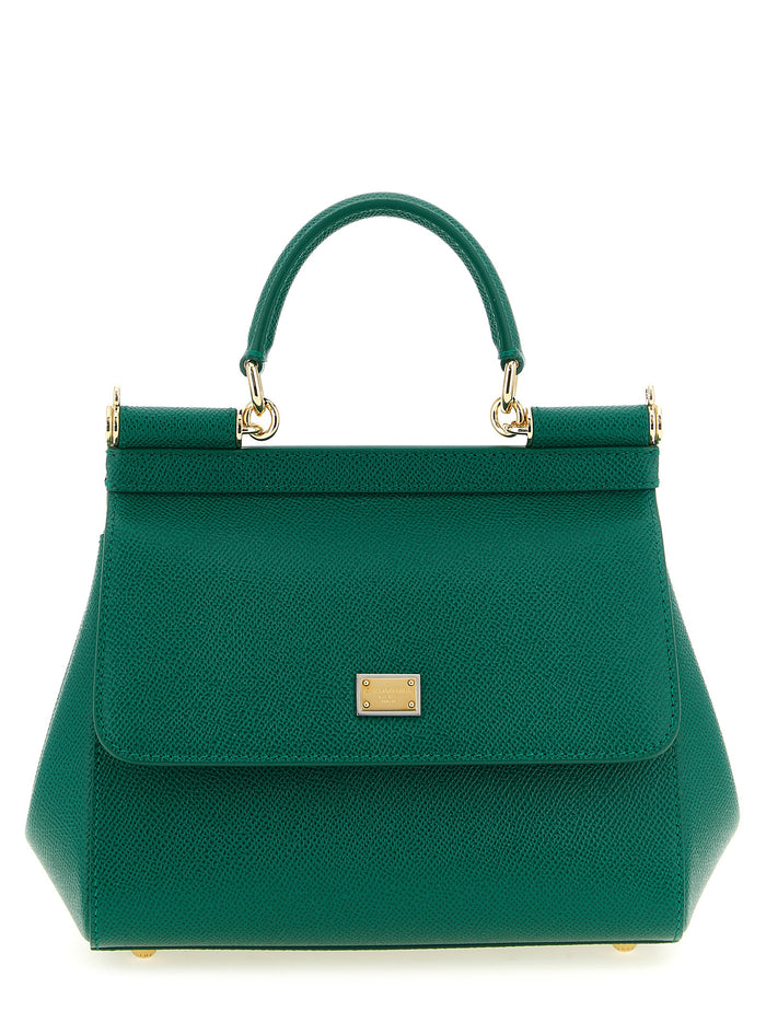 Bicolor Calfskin Handbag Bag