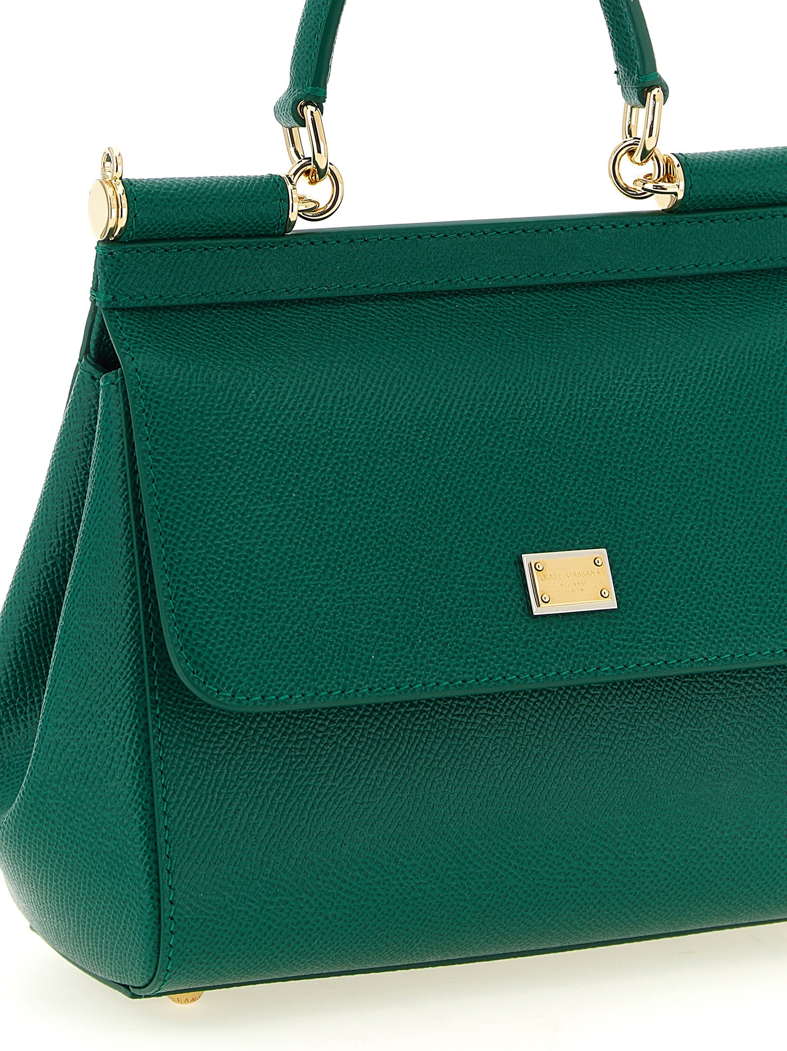 Bicolor Calfskin Handbag Bag