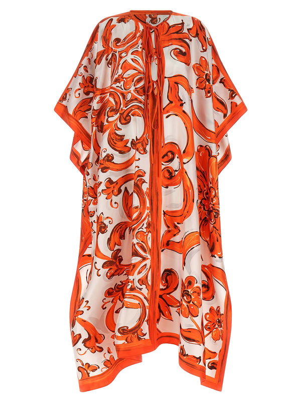 Dolce & Gabbana 100% Silk dress in orange