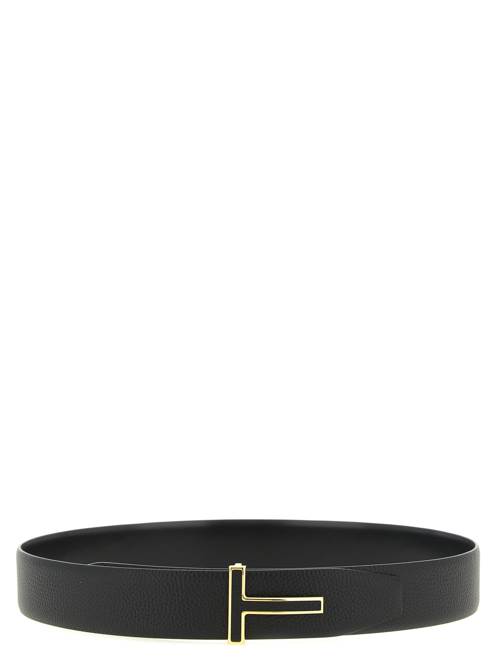 Tom Ford 100% Calfskin Leather belt in black