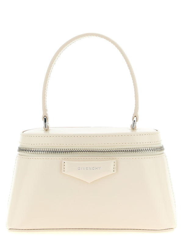 Givenchy 100% leather top handle bag in white