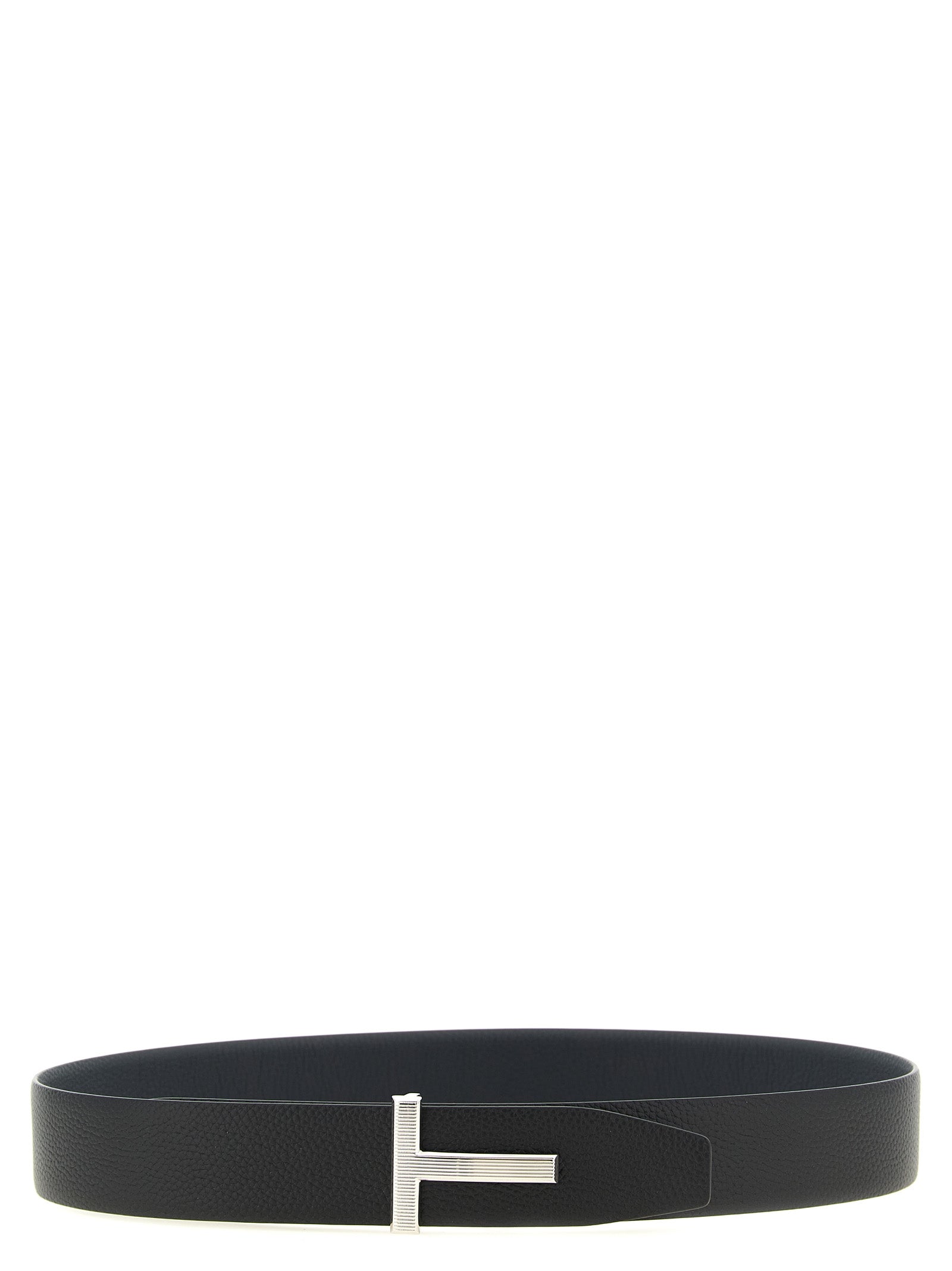 Tom Ford 100% Calfskin Leather belt in black — view 2
