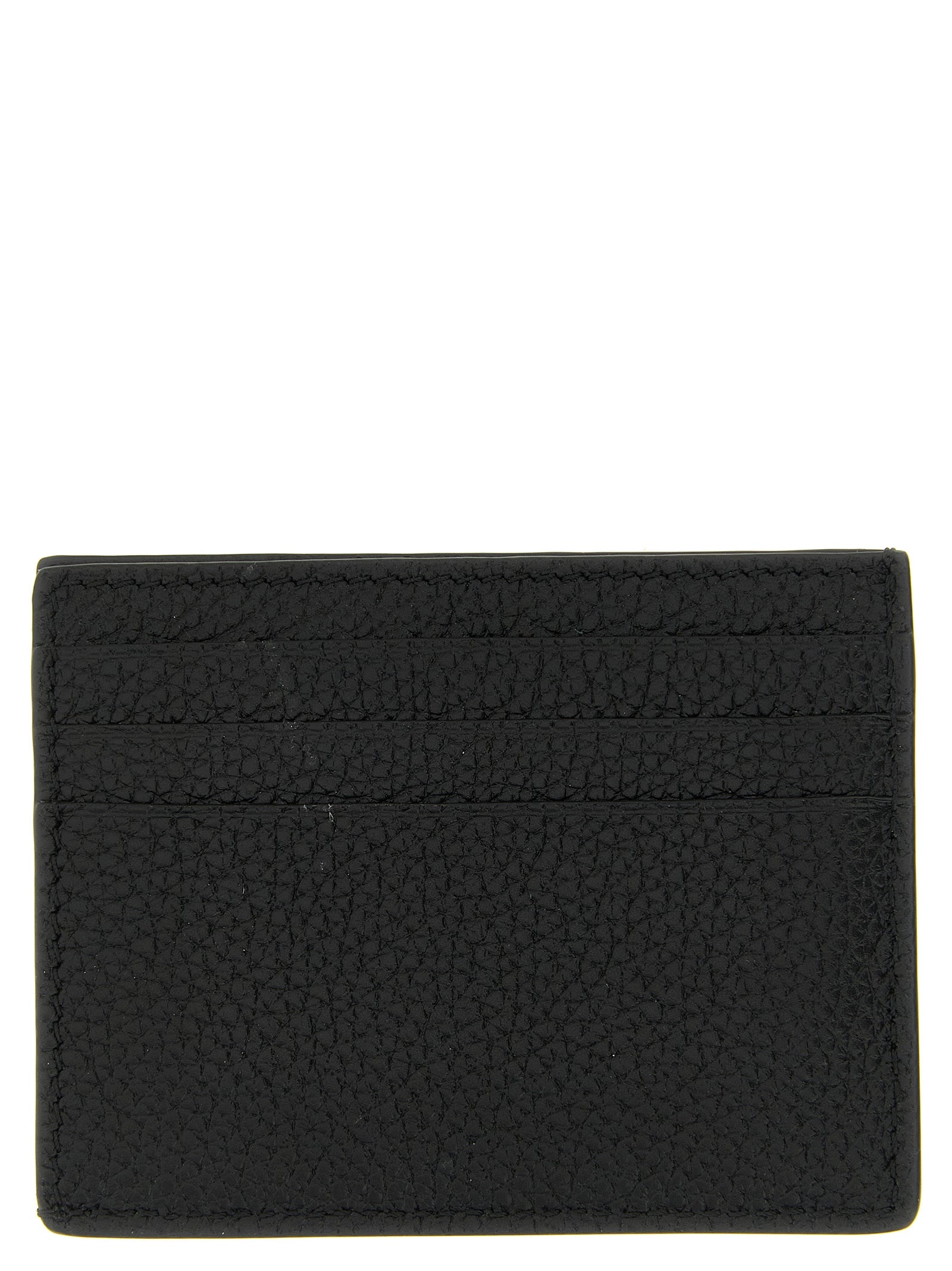 Tom Ford 100% calfskin leather card case in black — view 2