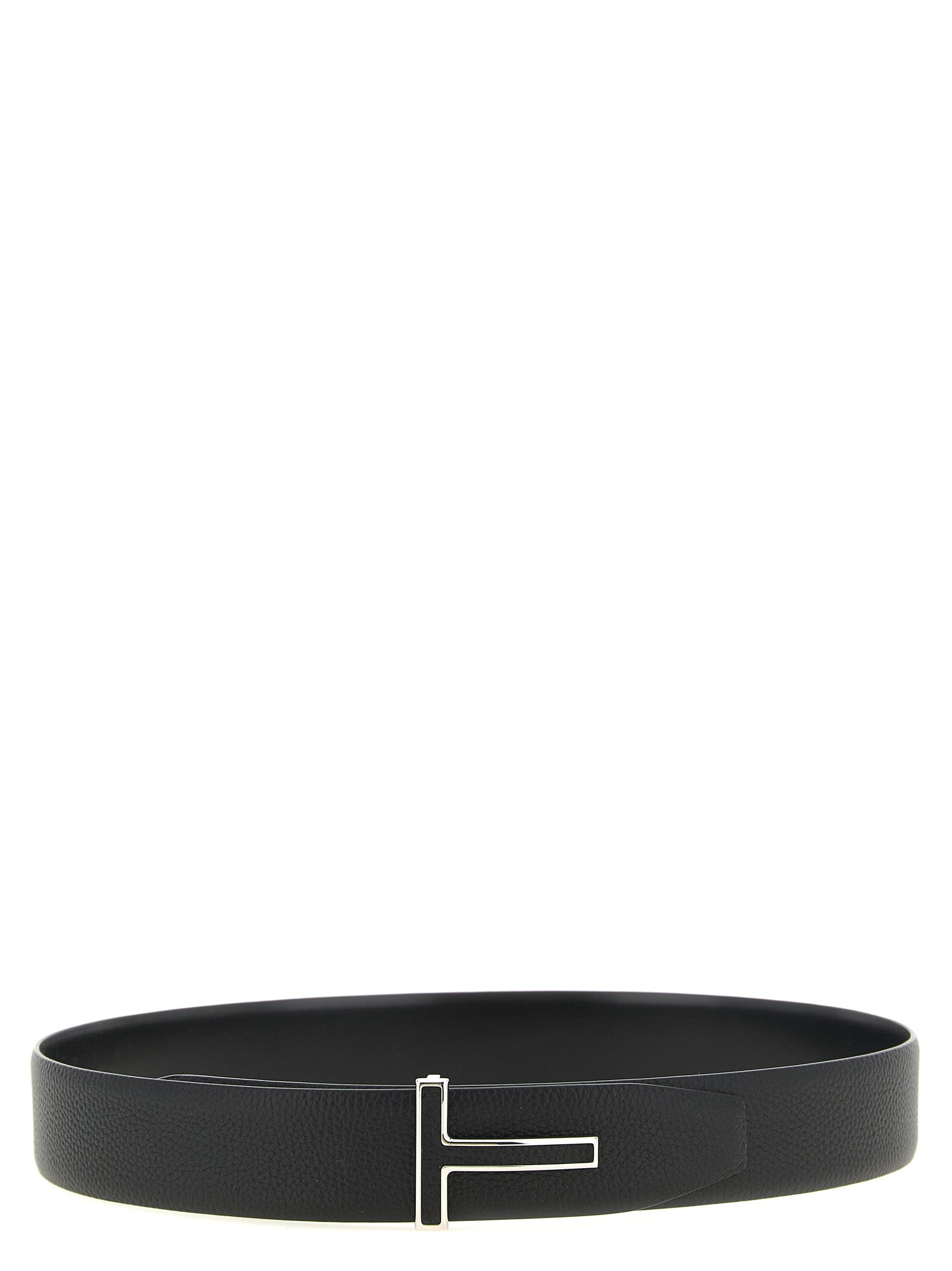 Tom Ford 100% Calfskin Leather belt in black