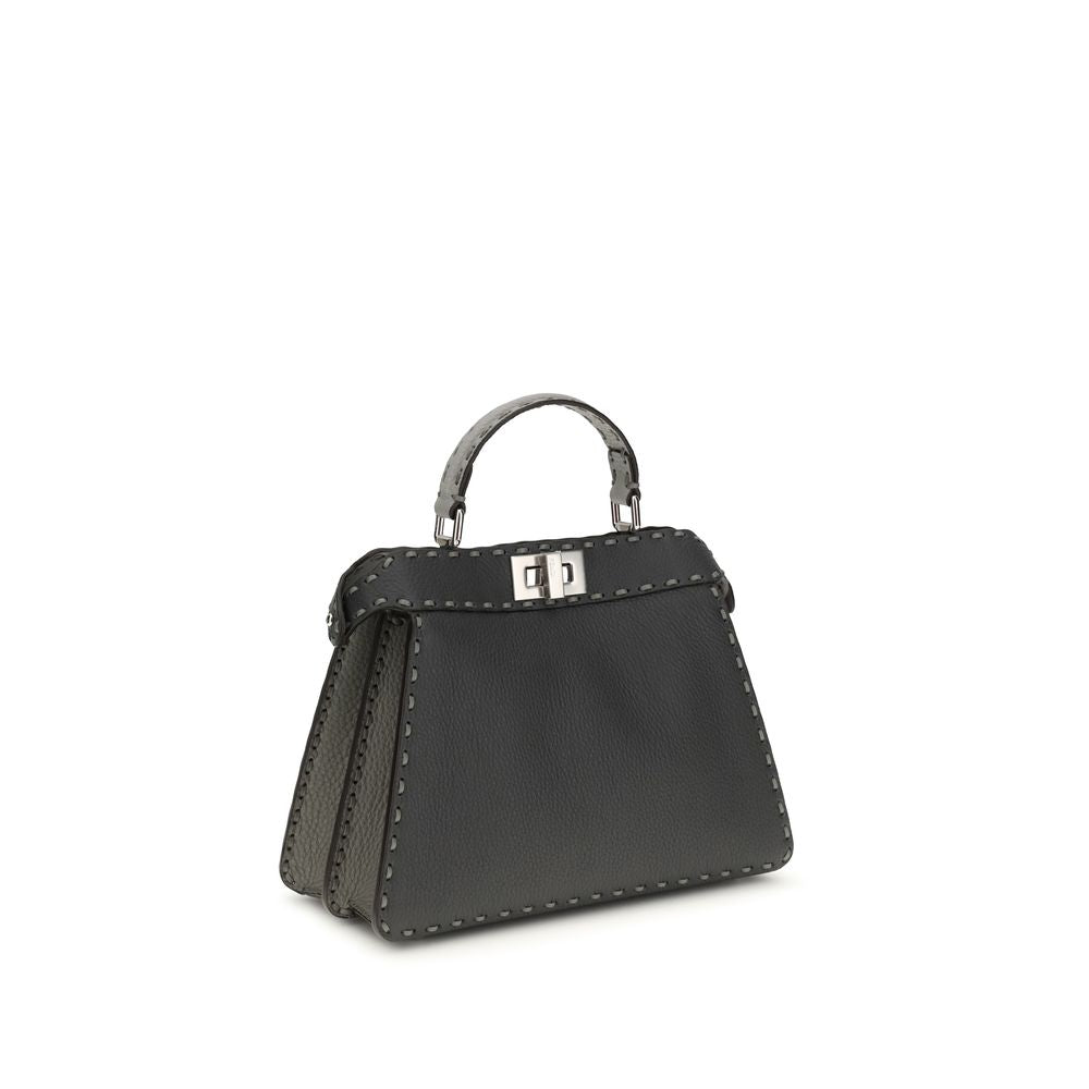 Gray Calf Leather Bos Taurus Handbag Bag