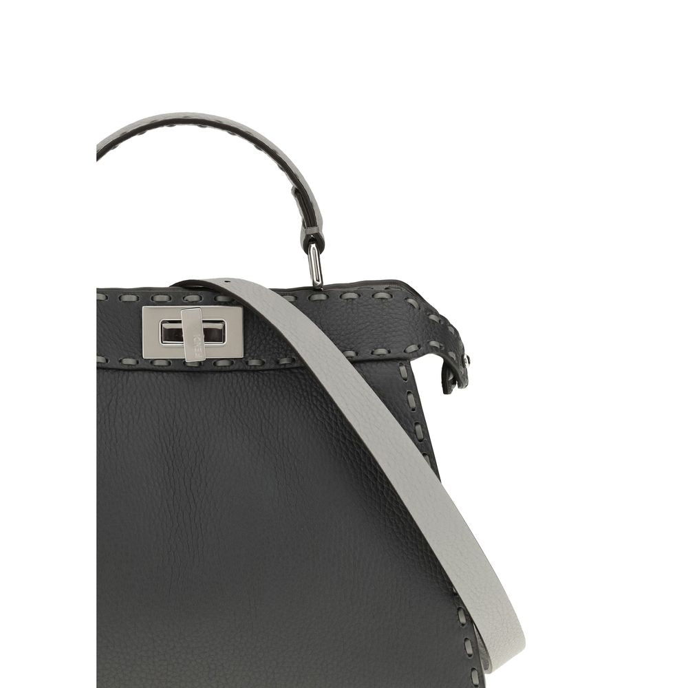 Gray Calf Leather Bos Taurus Handbag Bag